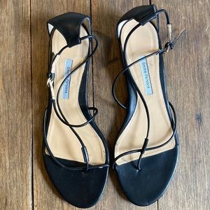 Emme Parsons String Sandals Black
